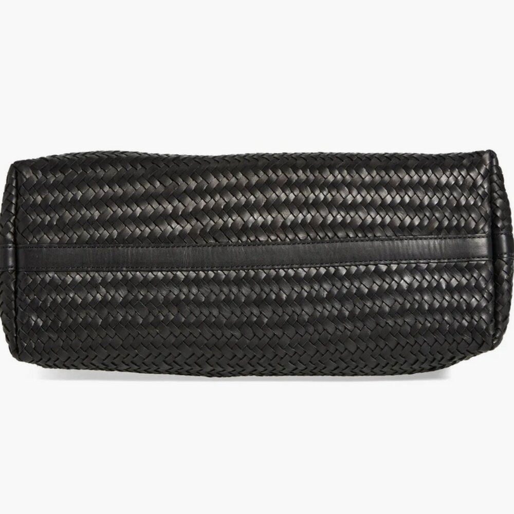 Madewell Black Woven Tote Bag - Picture 5 of 11